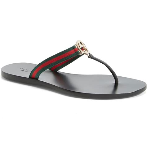 gucci thongs women|Designer Flip Flops for Women .